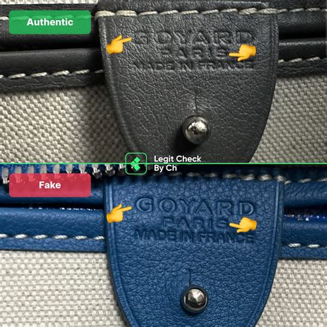 fake goyard purses|real vs fake goyard bag.